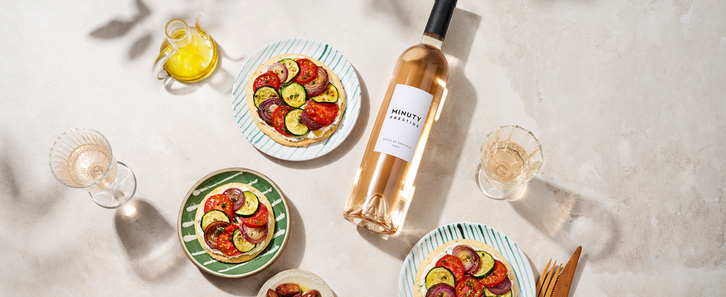 Recette de tartelettes aux légumes de Provence et à la ricotta - Accord Minuty Prestige Rosé