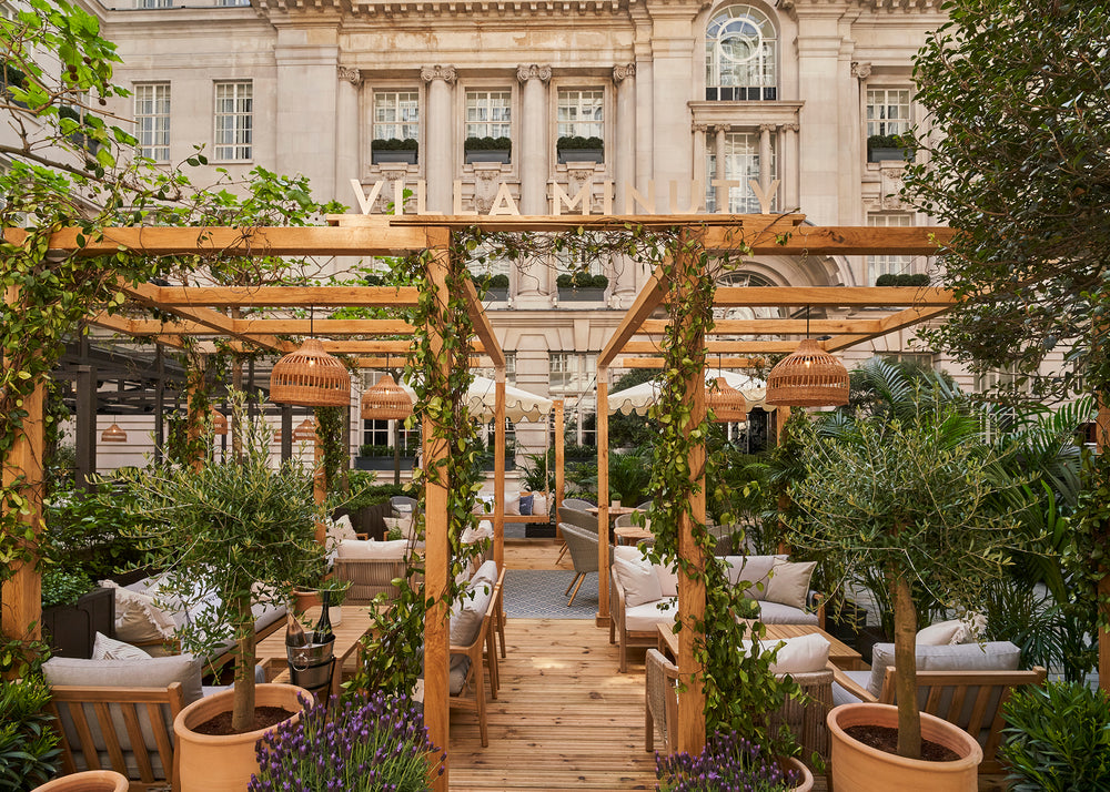 Villa Minuty : Retrouvez-nous tout l'été sur la terrasse de l'Hôtel Rosewood à Londres.