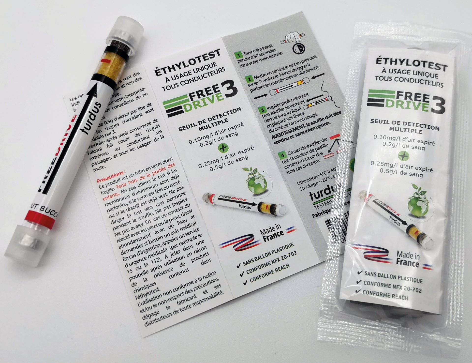 Freedrive breathalyzer without balloon