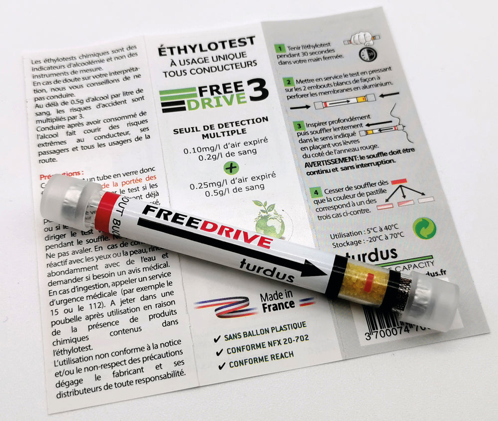 Freedrive ethylotest without balloon - Minuty